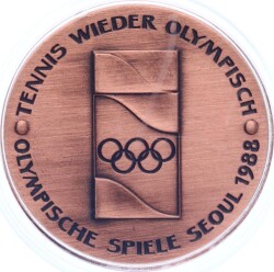  Alman Tenisçi Steffi Graf 1988 Seul Olimpiyatları Bronz Madalyonu / Orjinal Kutulu-Sertifikalı MVM2069 - 2