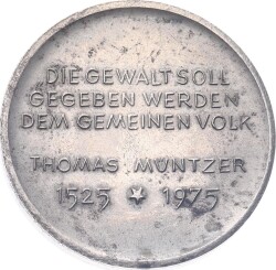  Alman Teolog Thomas Müntzer (1525-1975) 450.Yıldönümü Hatıra Madalya MVM2136 - 2