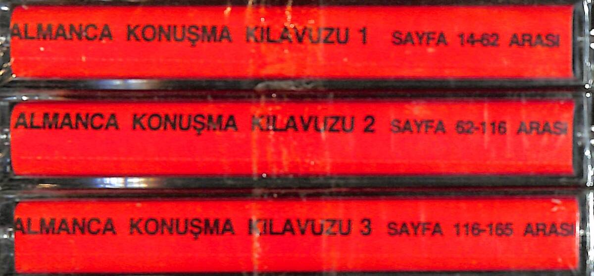 Almanca Konuşma Kılavuzu 1-2-3 Set Kaset (Sıfır Kaset) KST29289 - 2