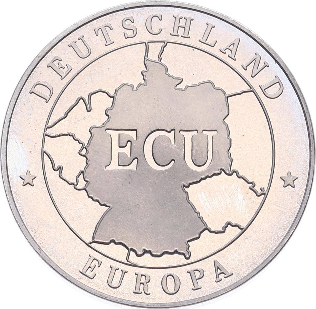 Almanya 1 Ecu 1992 Hatıra Madalyon MVM2043 - 2