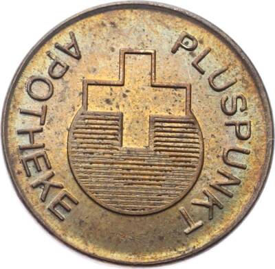 Almanya 1 Pluspunkt Apotheke Pharmacy Token Jetonu JTF690 - 2