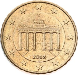 Almanya 10 Euro Cent 2002 (J) ÇÇT YMP10897 - 2