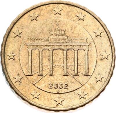 Almanya 10 Euro Cent 2002 (J) ÇÇT YMP10897 - 2