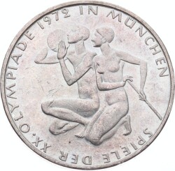 Almanya 10 Mark 1972 Gümüş (D) 'Münih Olimpiyatları' ÇİL YMP11219 - Gökçekoleksiyon