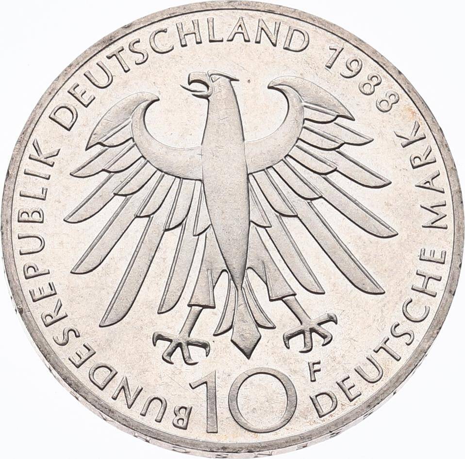 Almanya 10 Mark 1988 Gümüş ÇİL ' CARL ZEİSS ' YMP11225 - 2
