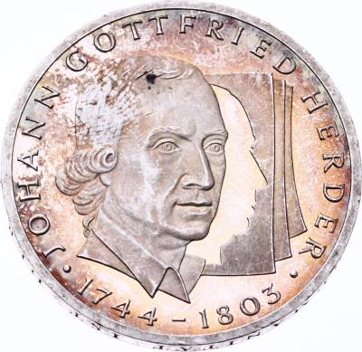 Almanya 10 Mark Hatıra Para (G) 1994 Gümüş *Johann Gottfried Herder 250.Doğum Yılı* YMP10613 - 1