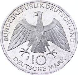 Almanya 10 Mark Hatıra Para (J) 1972 Gümüş *Münih Olimpiyatları* YMP10621 - 2
