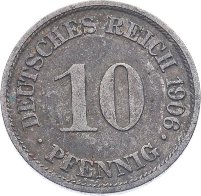 Almanya 10 Pfennig 1906 - ÇT YMP11214 - 1