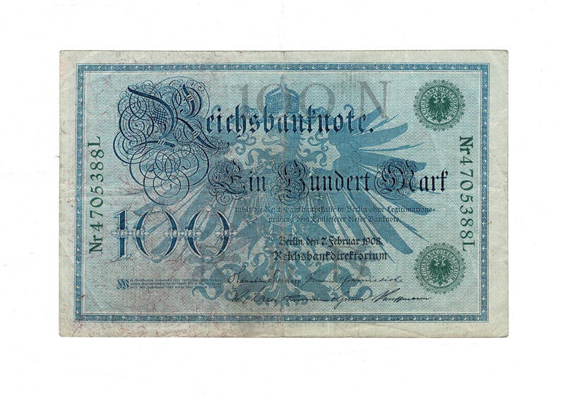 Almanya 100 Mark 1908 ÇT YKP8001 - 1