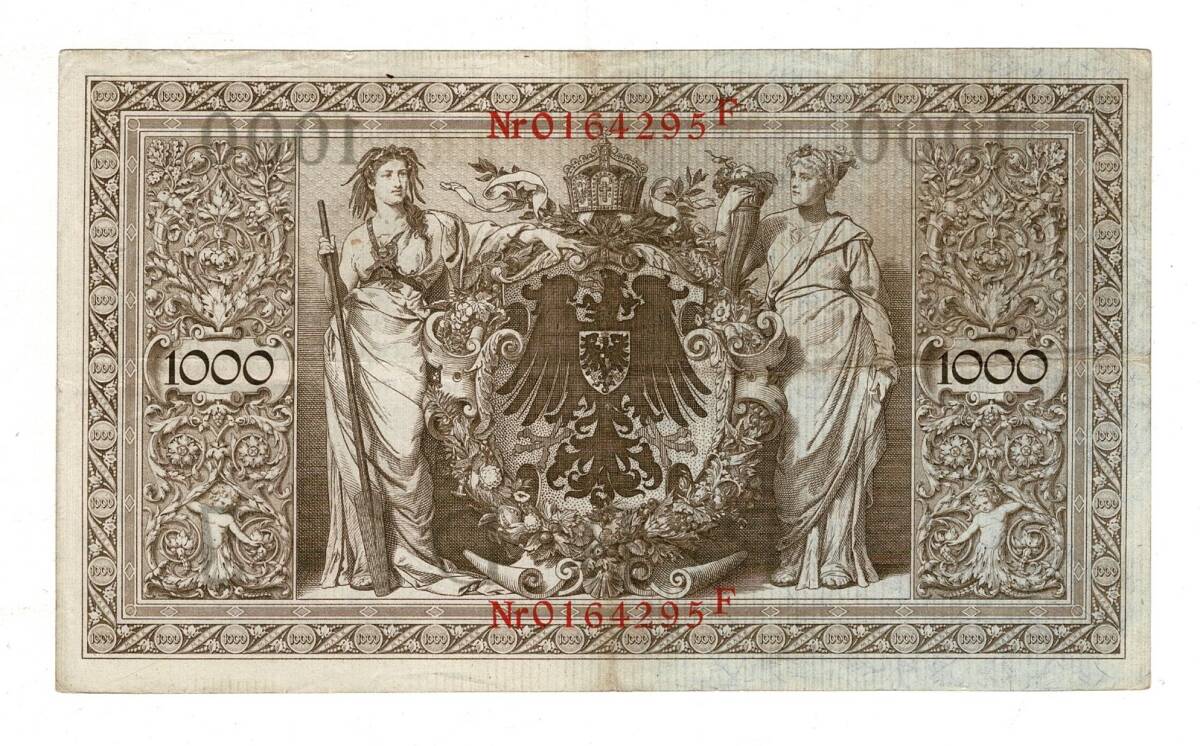 Almanya 1000 Reichsmark 21 Nisan 1910 *J* ÇÇT YKP8388 - 3
