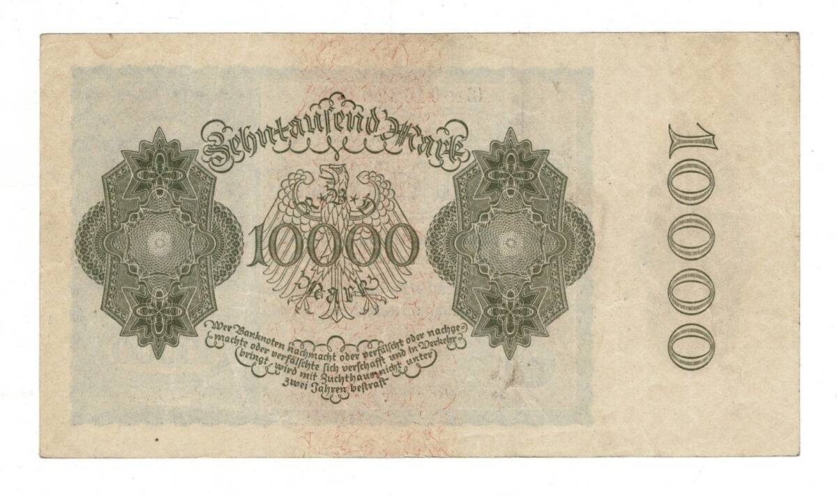 Almanya 10000 Reichsmark 19 Ocak 1922 *Seri 13n* ÇÇT+ YKP8384 - 2