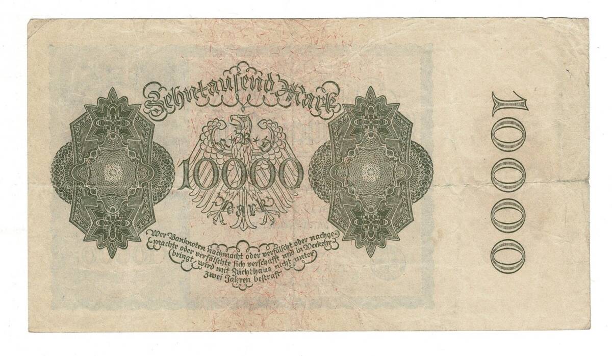 Almanya 10000 Reichsmark 19 Ocak 1922 *Seri U* ÇÇT YKP8385 - 2