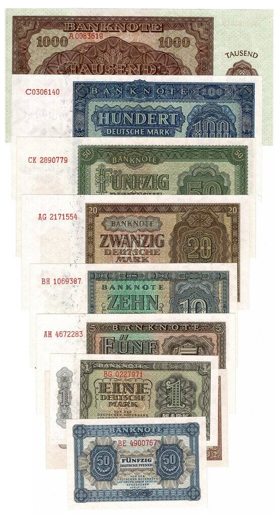 Almanya 1948 Küpür Set ÇİL YKP5578 - 1