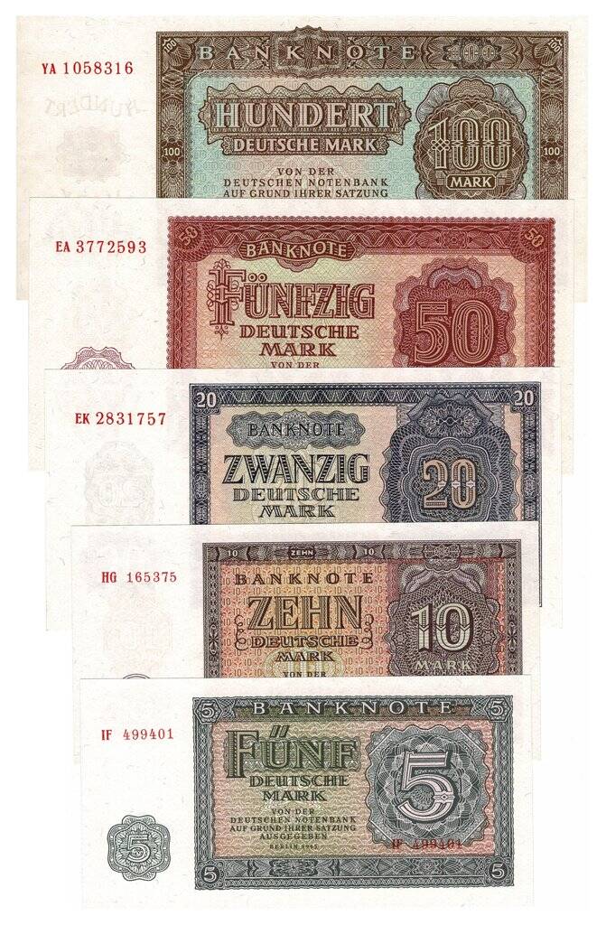 Almanya 1955 Küpür Set ÇİL YKP5579 - 1