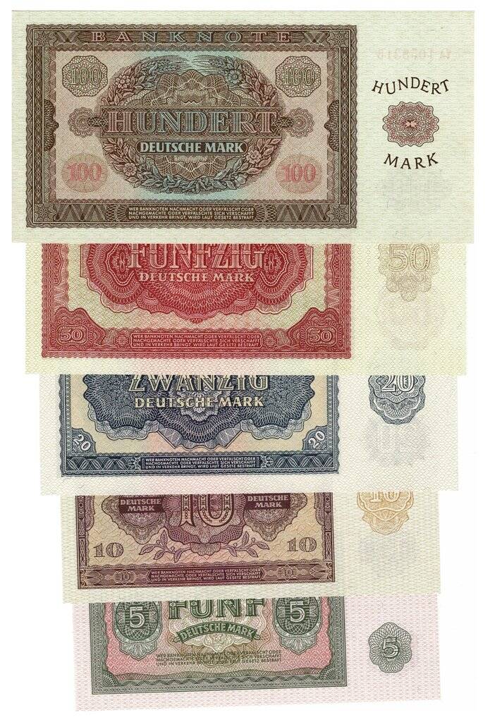 Almanya 1955 Küpür Set ÇİL YKP5579 - 2