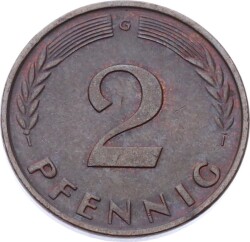 Almanya 2 Fenik 1964 (G-Karlsruhe) ÇA YMP10881 - Gökçekoleksiyon