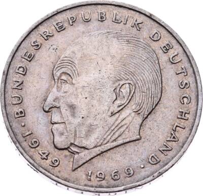 Almanya 2 Mark 1974 (F) - ÇÇT *Konrad Adenauer* YMP10853 - 2