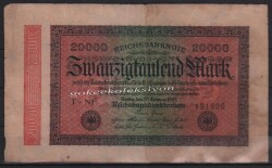 Almanya 20.000 Mark 1923 ÇT YKP1575 - Gökçekoleksiyon