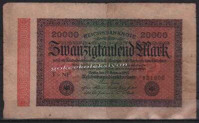 Almanya 20.000 Mark 1923 ÇT YKP1575 - 1