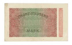 Almanya 20000 Mark 1923 Seri *L-Rh* ÇÇT YKP8483 - 2