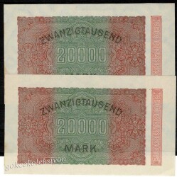 Almanya 20.000 Mark 1923 Seri Takipli ÇAÇİL YKP1836 - 2