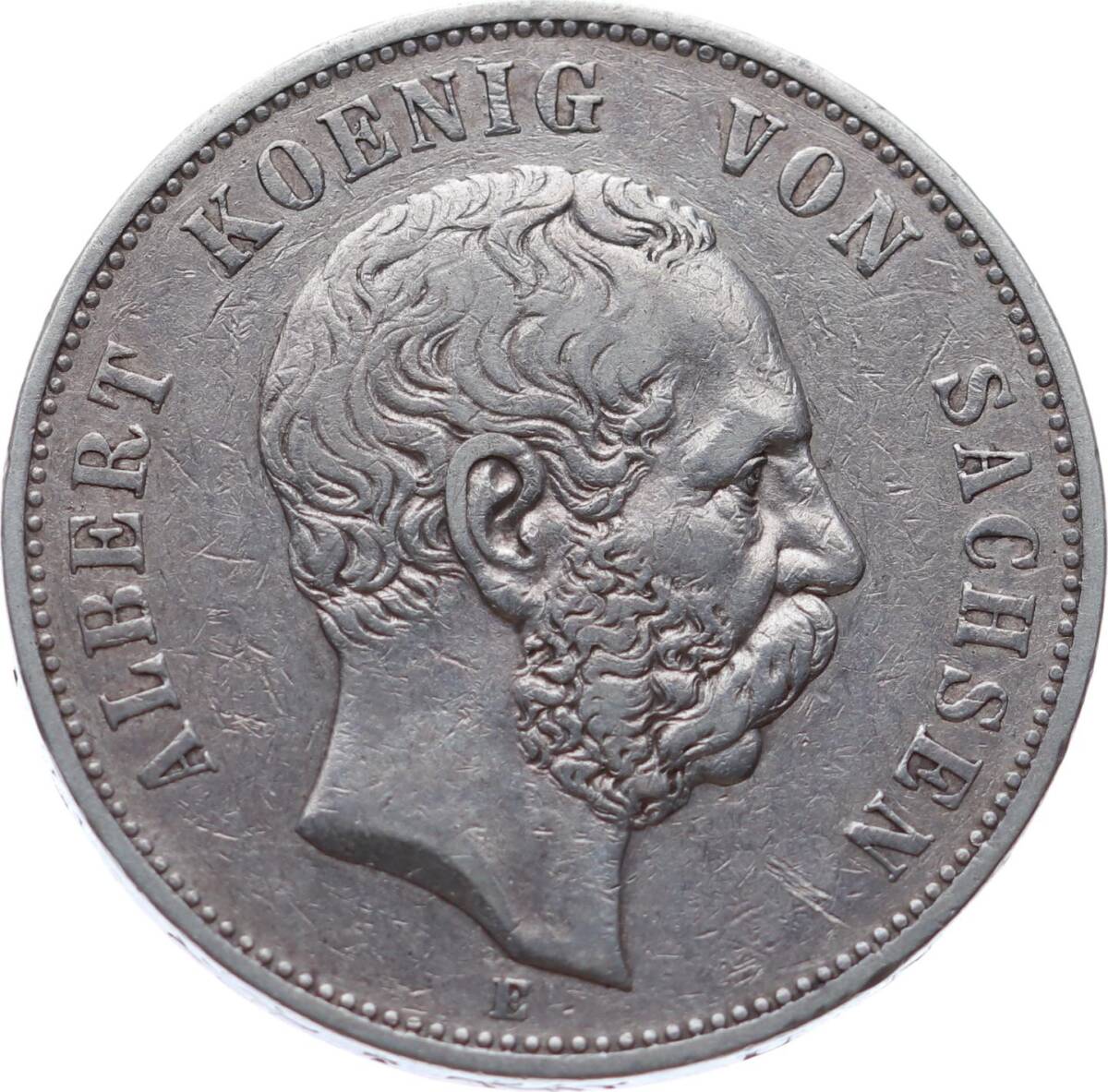 Almanya 5 Mark 1893 *Albert* ÇÇT YMP11092 - 3