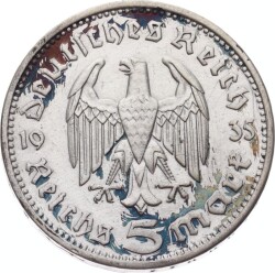 Almanya 5 Mark 1935 Gümüş - ÇÇT+ YMP11220 - Gökçekoleksiyon