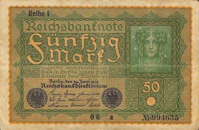 Almanya 50 Mark 1919 ÇÇT YKP2838 - 1