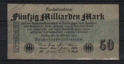Almanya 50 Milyar Mark 1923 Temiz YKP595 - 1