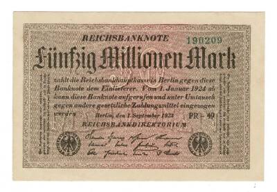 Almanya 50 Milyon Mark 1923 ÇİL YKP6863 - 1