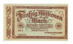 Almanya 50 Milyon Mark 1923 ÇİL - YKP7979 - Gökçekoleksiyon