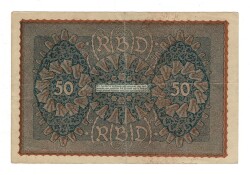 Almanya 50 Reichs Mark 1919 Seri 3 (Reihe 3) ÇÇT YKP8364 - 2
