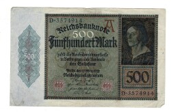 Almanya 500 Mark 1922 ÇÇT YKP8636 - Gökçekoleksiyon
