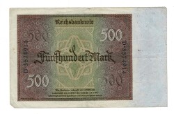 Almanya 500 Mark 1922 ÇÇT YKP8636 - 2