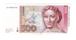 Almanya 500 Mark 1991 - ÇÇT+ ''PREFIX AA'' YKP8545 - Gökçekoleksiyon