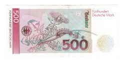 Almanya 500 Mark 1991 - ÇÇT+ ''PREFIX AA'' YKP8545 - 2