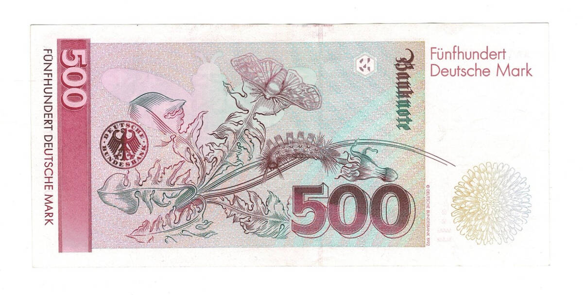 Almanya 500 Mark 1991 - ÇÇT+ ''PREFIX AA'' YKP8545 - 2
