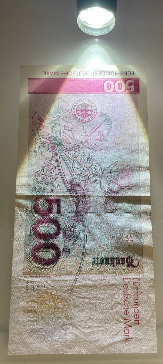 Almanya 500 Mark 1991 - ÇÇT+ ''PREFIX AA'' YKP8545 - 5