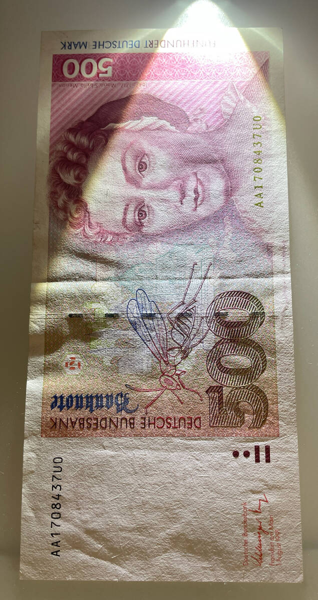 Almanya 500 Mark 1991 - ÇÇT+ ''PREFIX AA'' YKP8545 - 6