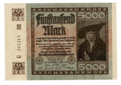 Almanya 5000 Mark 1922 ÇİL YKP6454 - 1