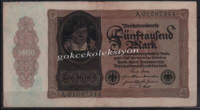 Almanya 50.000 Mark 1922 ÇÇT YKP1569 - 1