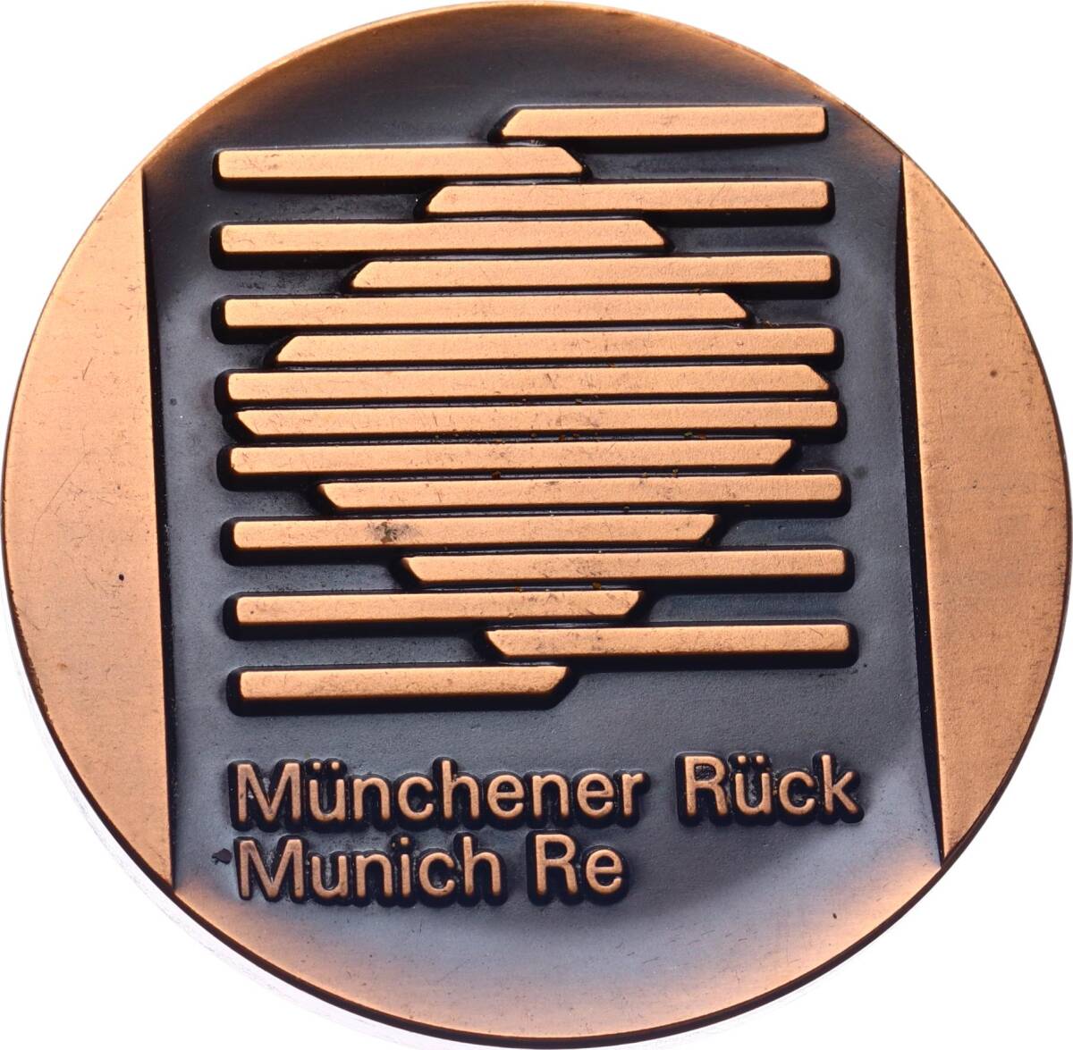 Almanya Münih 1989 Yılı Reasürans Şirketi (Münich Re İstanbul) Bronz Madalyon MVM2065 - 1