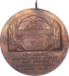 Almanya Viyana Saray Müzik Kapellası'nın 450.Kuruluş Yıldönümü Madalyonu MVM2063 - 2