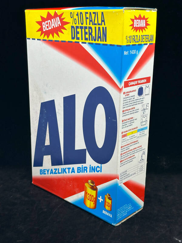 Alo ''Beyazlıkta Bir İnci'' Toz Deterjan Net : 1430 g (Kullanılmamış Paketinde) AOB4178 - 3