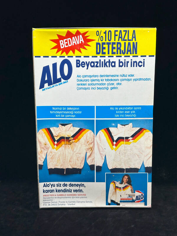 Alo ''Beyazlıkta Bir İnci'' Toz Deterjan Net : 1430 g (Kullanılmamış Paketinde) AOB4178 - 4