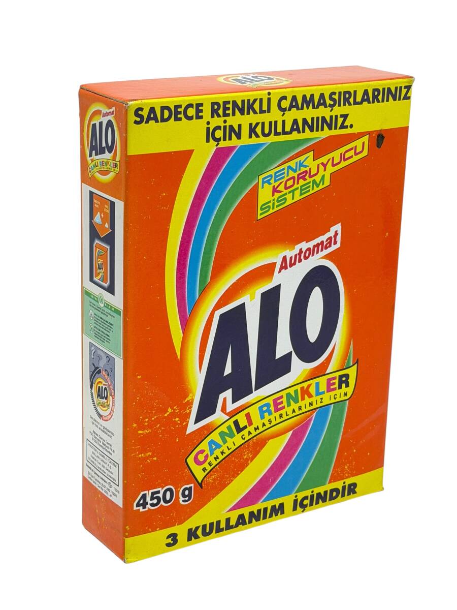 Alo ''Canlı Renkler Renkli Çamaşırlarınız İçin'' Toz Deterjan - 450 g (Dolu Paket) AOB6322 - 1