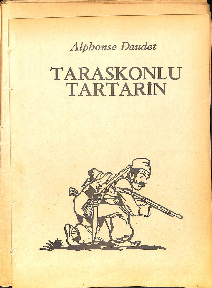 Alphonse Daudet - Taraskonlu Tartarin Çizgi Roman NDR98232 - 1