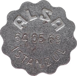 Alsa 640569 İstanbul Kaplamalı Demir Jeton JTF707 - 1