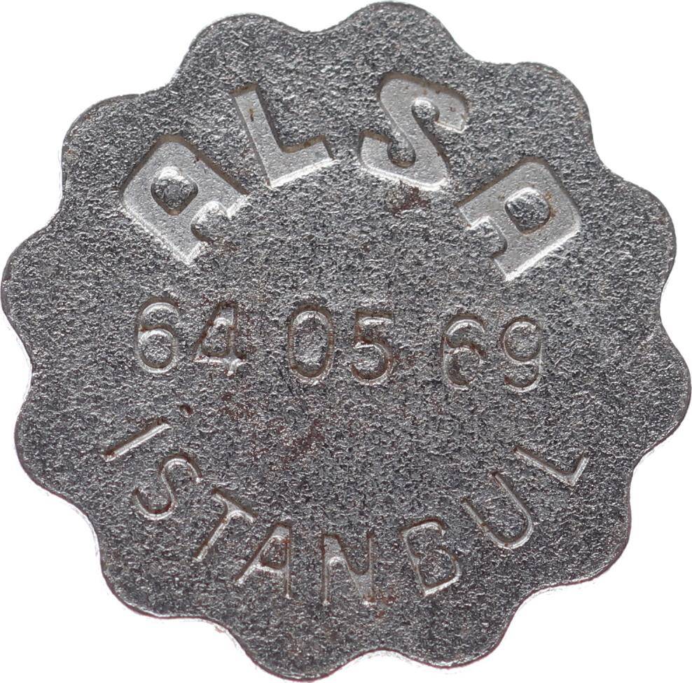 Alsa 640569 İstanbul Kaplamalı Demir Jeton JTF707 - 1