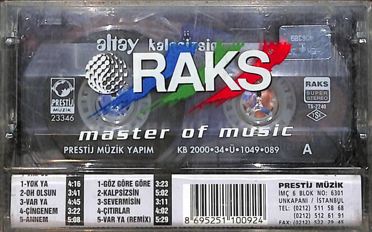 Altay - Kalpsizsin Kaset (Sıfır Kaset) KST29538 - 2